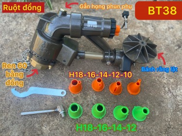 BÉC BT38 - BÉC TƯỚI CÀ PHÊ 2024, ĐƯỢC NÂNG CẤP CẢI TIẾN TỪ ROCKET 38 RUỘT ĐỒNG